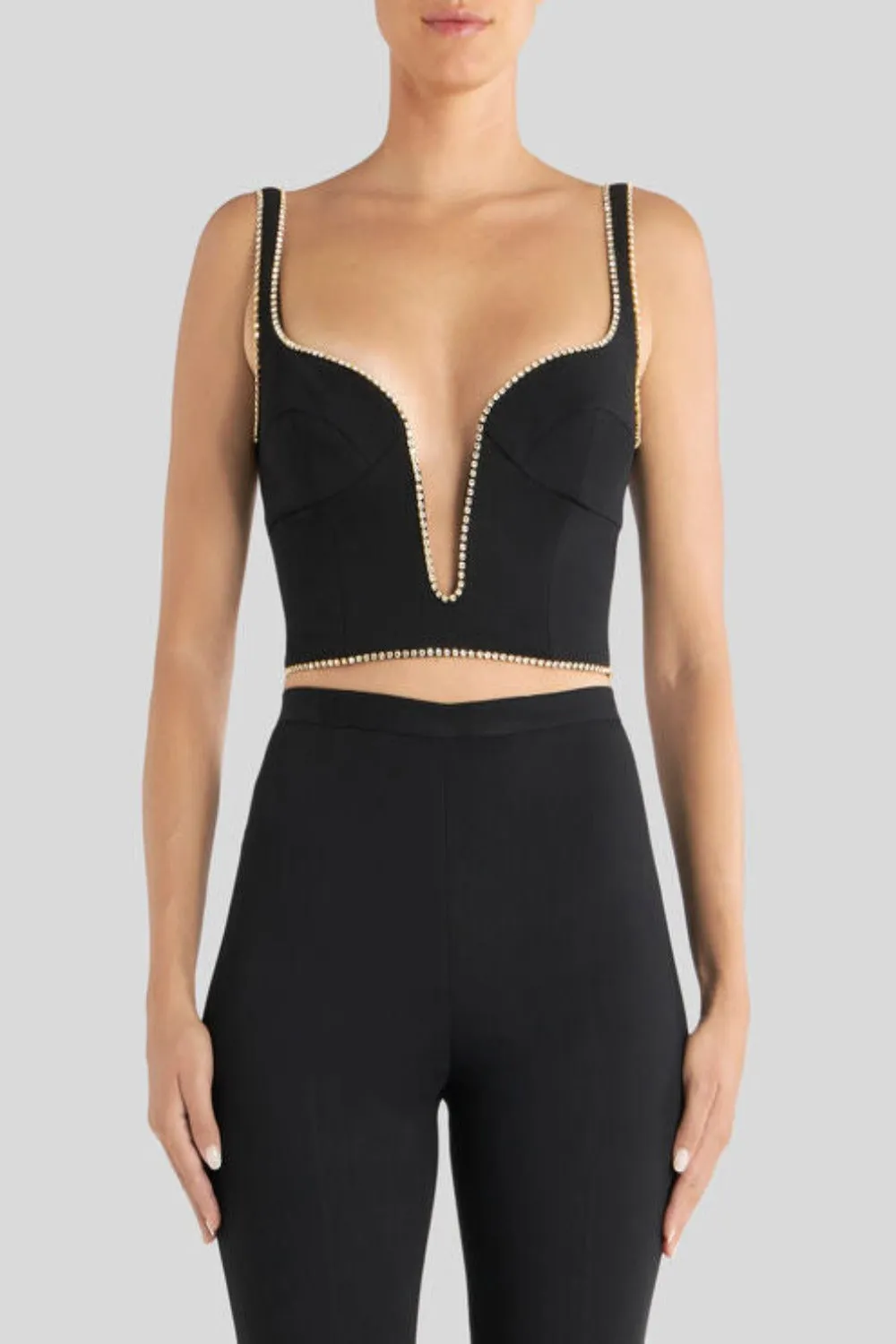 Top With Rhinestones (Final Sale) sold by Curio