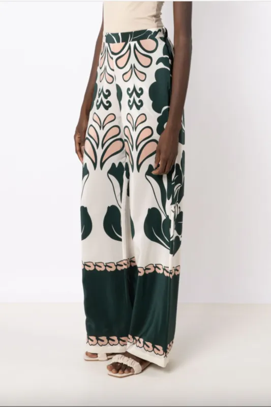 Spray Of Flower Wide-Leg Pant (Final Sale) made by Adriana Degreas