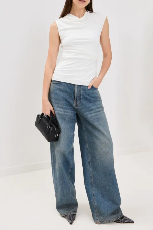 Casmi Sleeveless Top Ivory (Final Sale) made by Simkhai