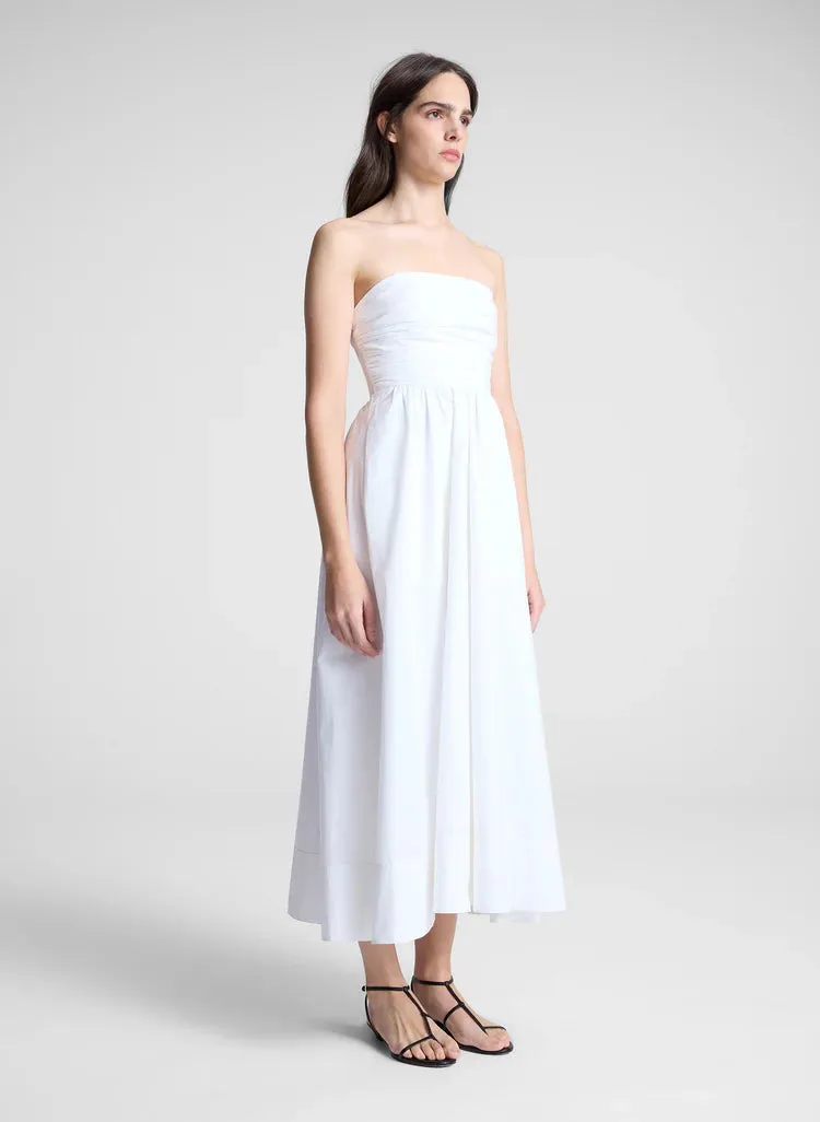 Tate Strapless Midi Dress White (Final Sale) sold by Curio product image thumbnail 2