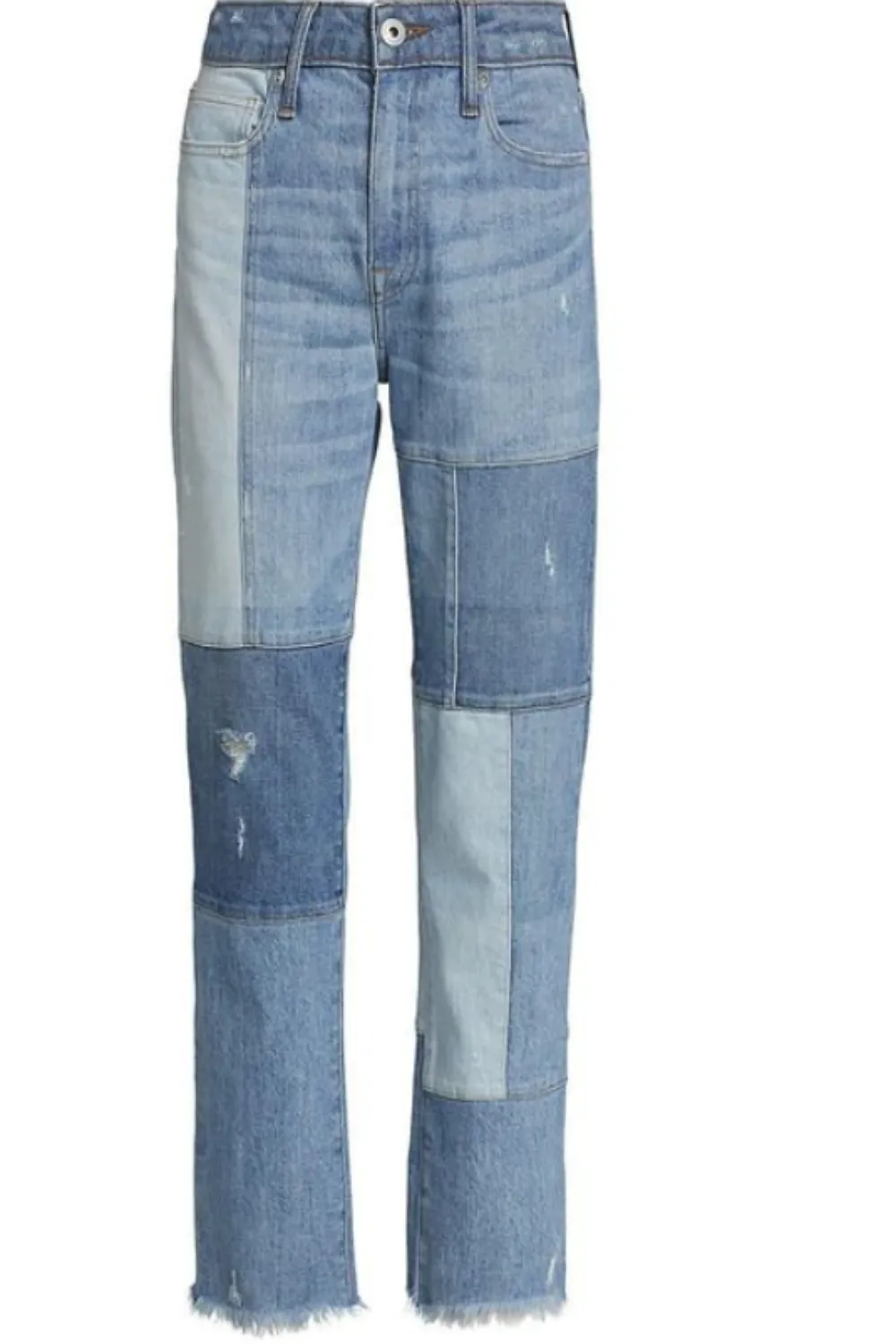 Patchwork River High Rise Straight (Final Sale) sold by Curio