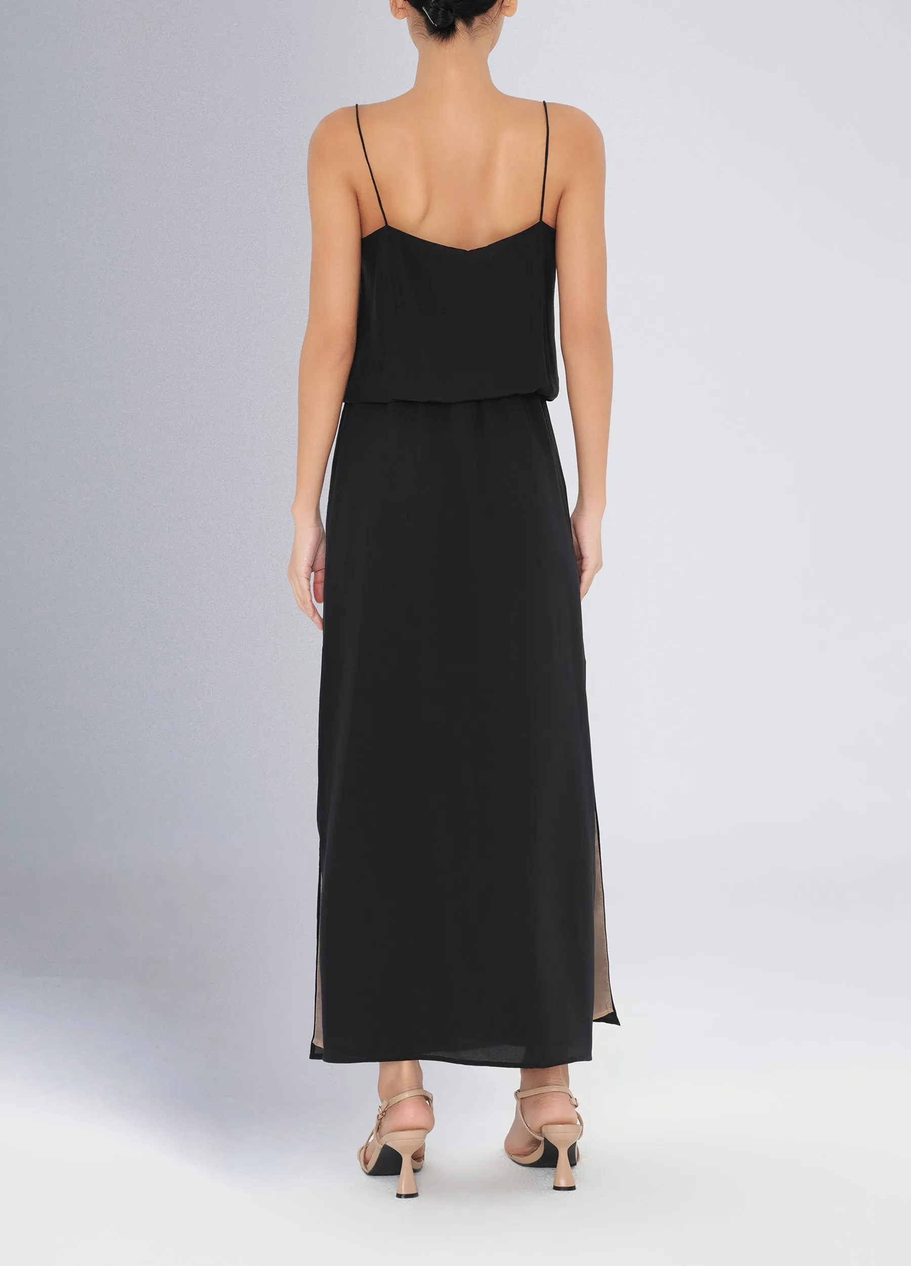 Camilla Dress in Black with Gold Lining sold by Curio product image thumbnail 2