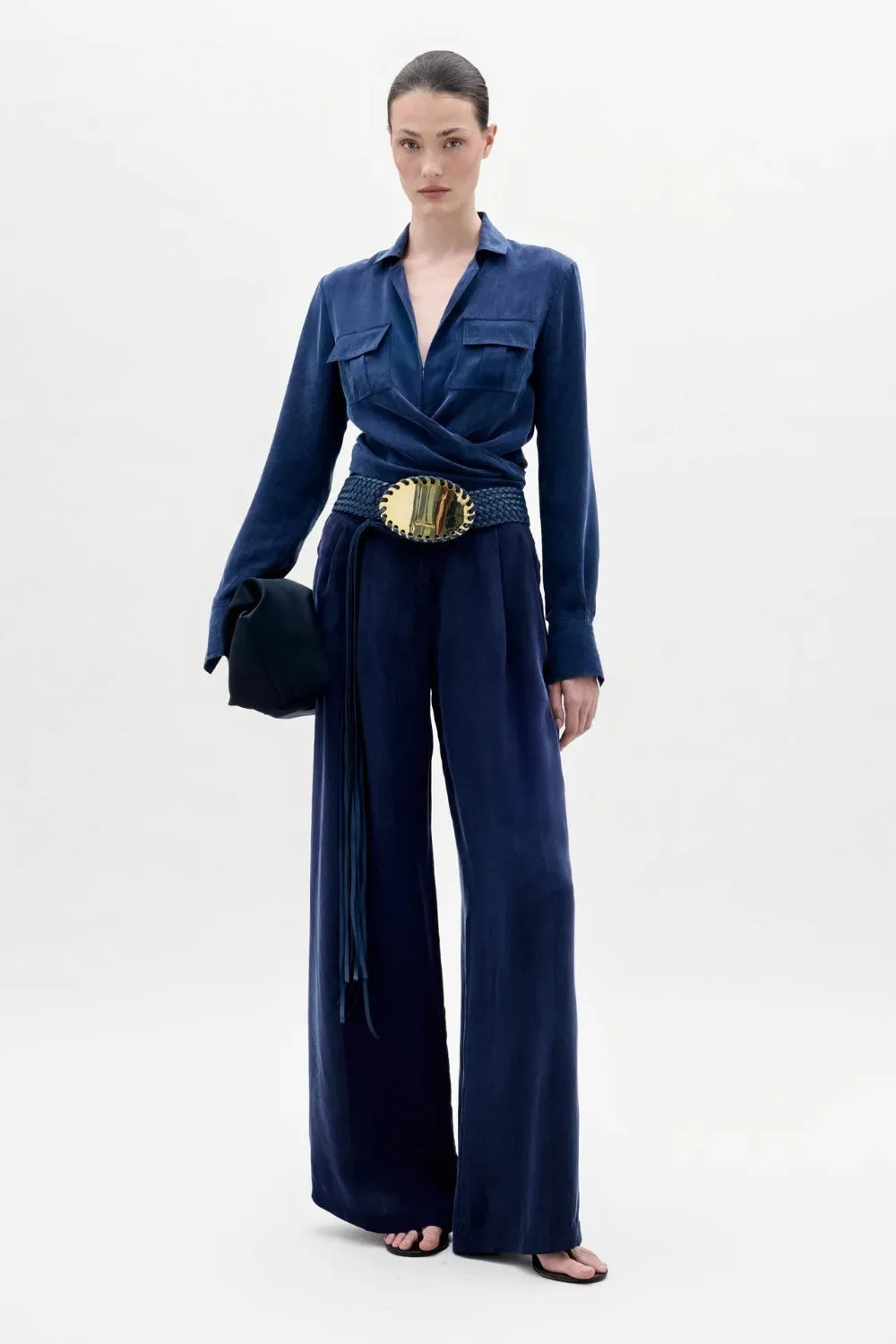 Opal Pant Navy sold by Curio