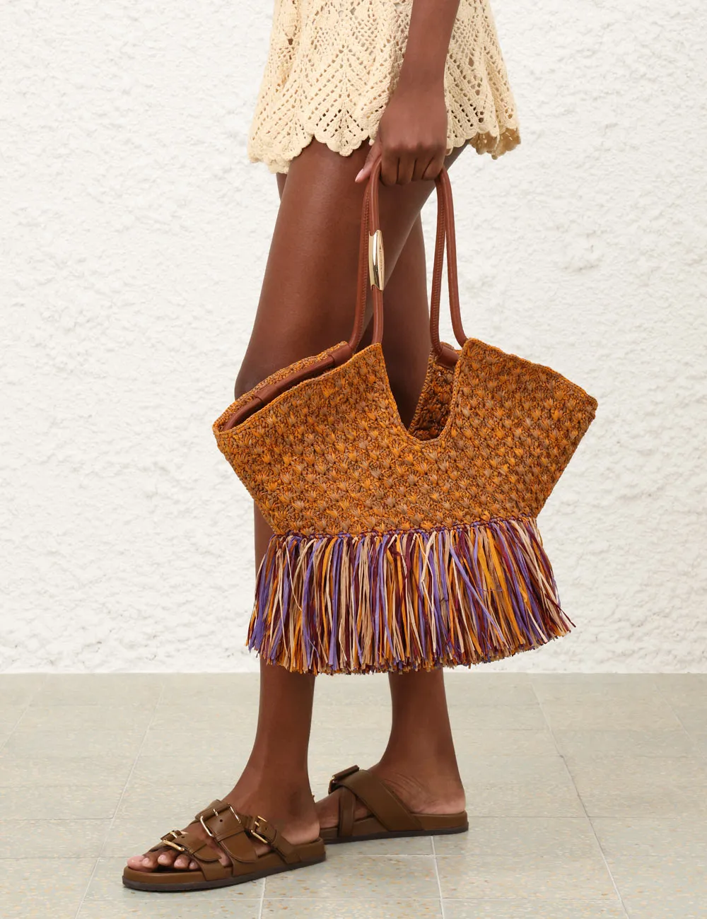 Goldentime Medium Fringe Tote sold by Curio product image thumbnail 5