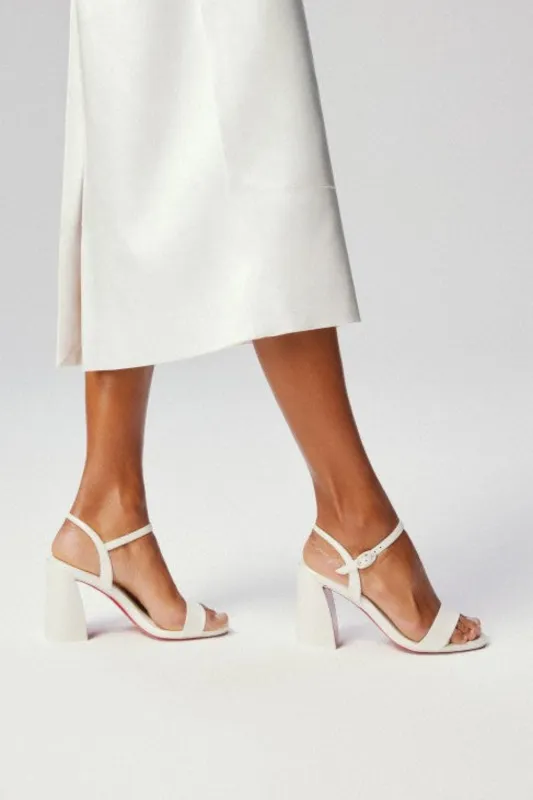 Miss Jane Sandal Bianco sold by Curio