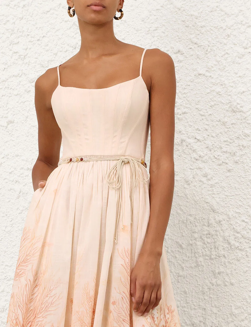 Wanderlust Corset Midi Dress sold by Curio product image thumbnail 5