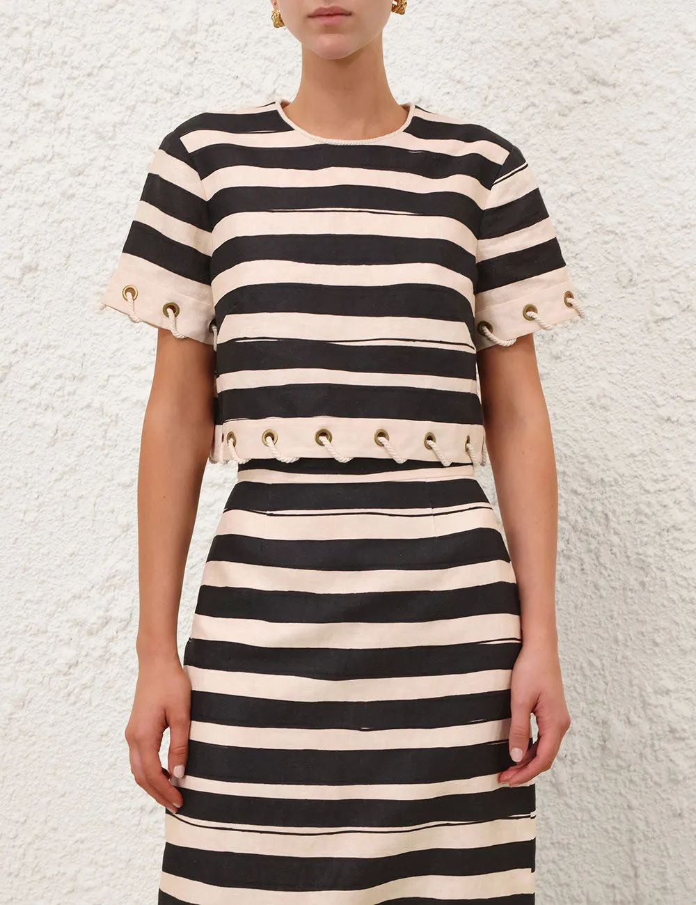 Rebellion Stripe Rope Skirt sold by Curio product image thumbnail 3