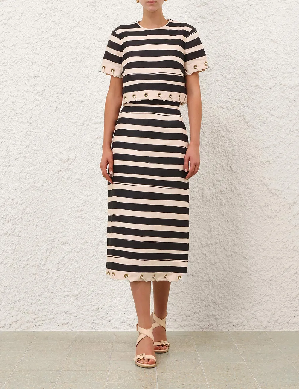 Rebellion Stripe Rope Skirt sold by Curio product image thumbnail 2