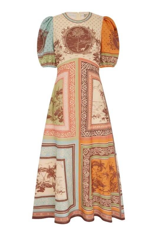 Alberta Midi Dres made by Curio