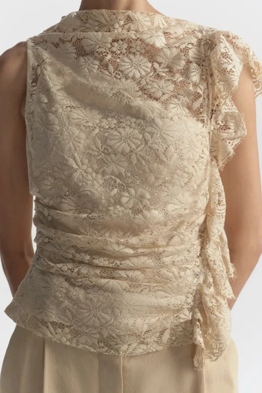 Astrid Top Crema Dolce sold by Curio