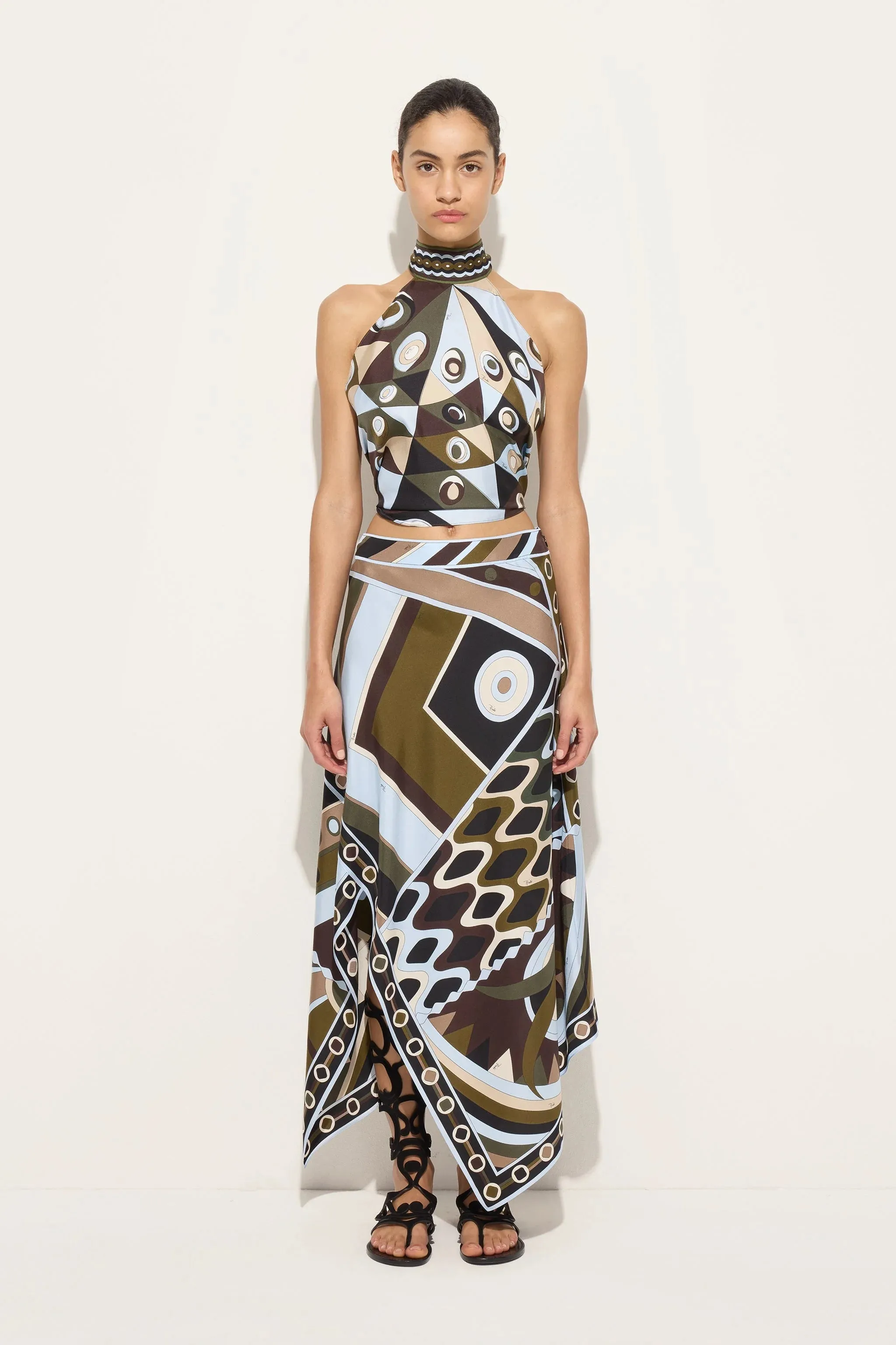 Occhi Print Halter Top sold by Curio product image thumbnail 2