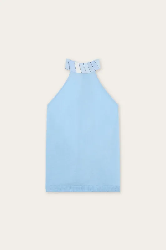 Knitwear Top with Silk Detail made by Emilio Pucci