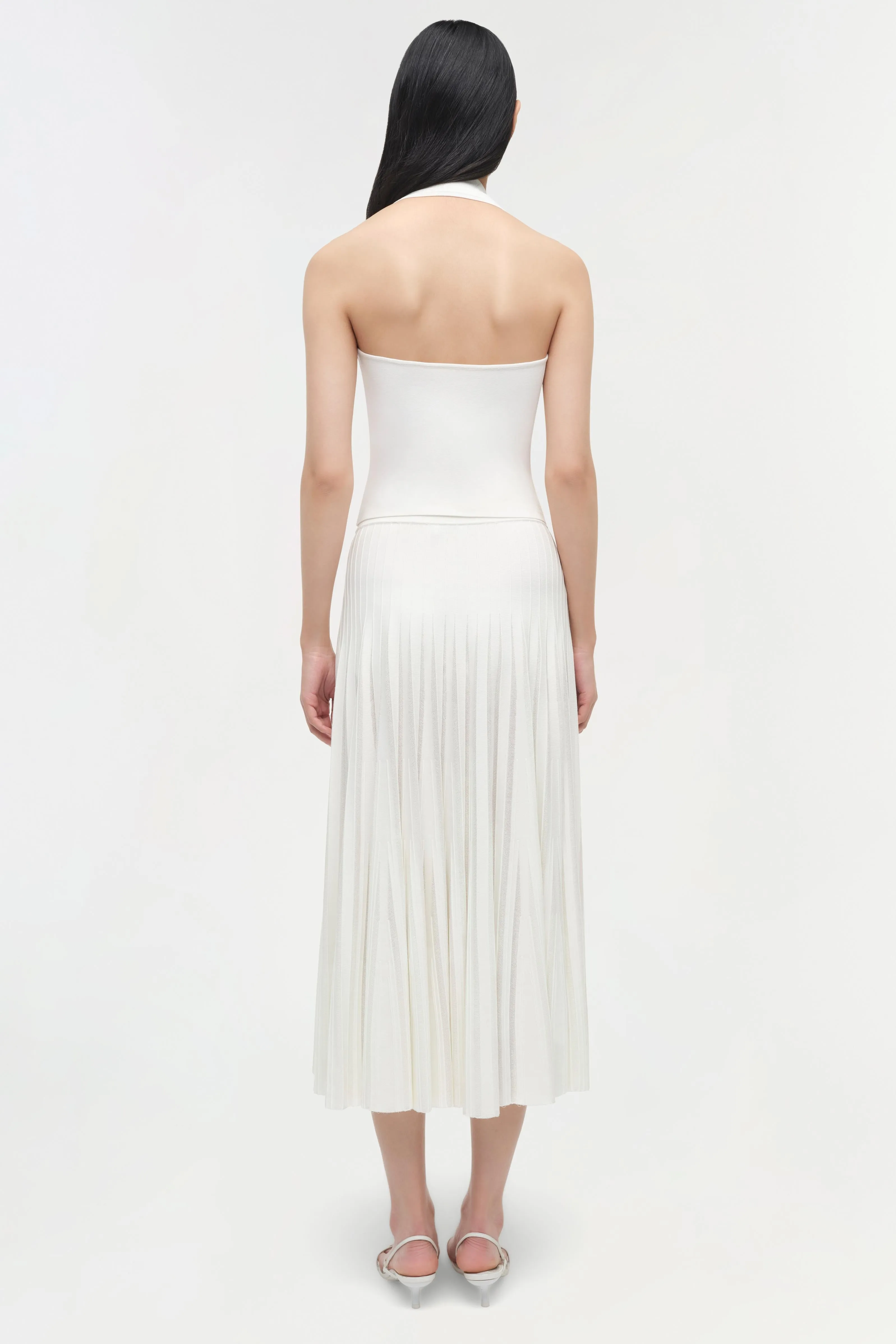 Chloe Knit Halter Tank Ivory sold by Curio product image thumbnail 2