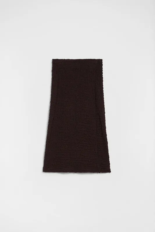 Embroidered Light Crepe Skirt made by Jil Sander