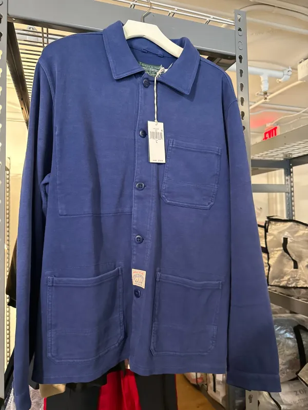 LS Vintage Moleskin Chore Jacket with Chest Pocket made by Polo by Ralph Lauren