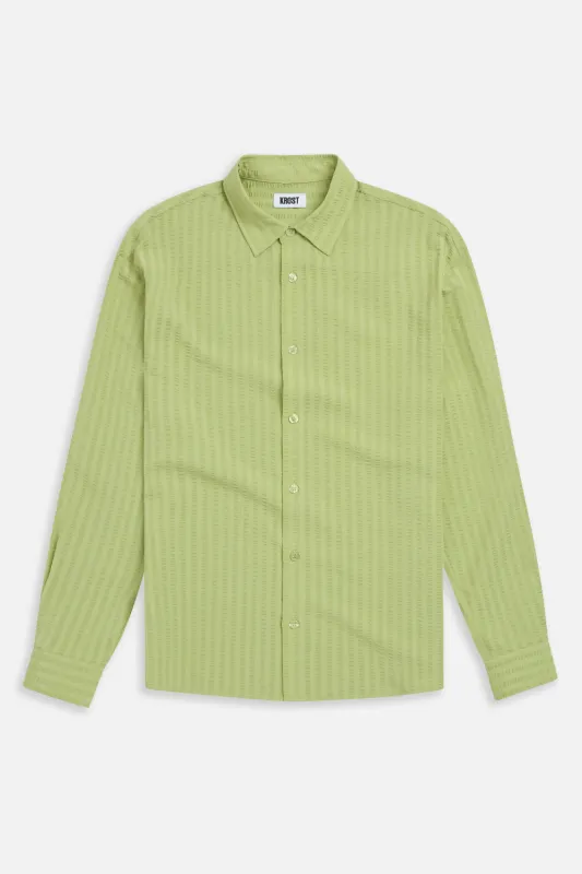 Jordan Striped Wrinkle Shirt Butterfly made by KROST