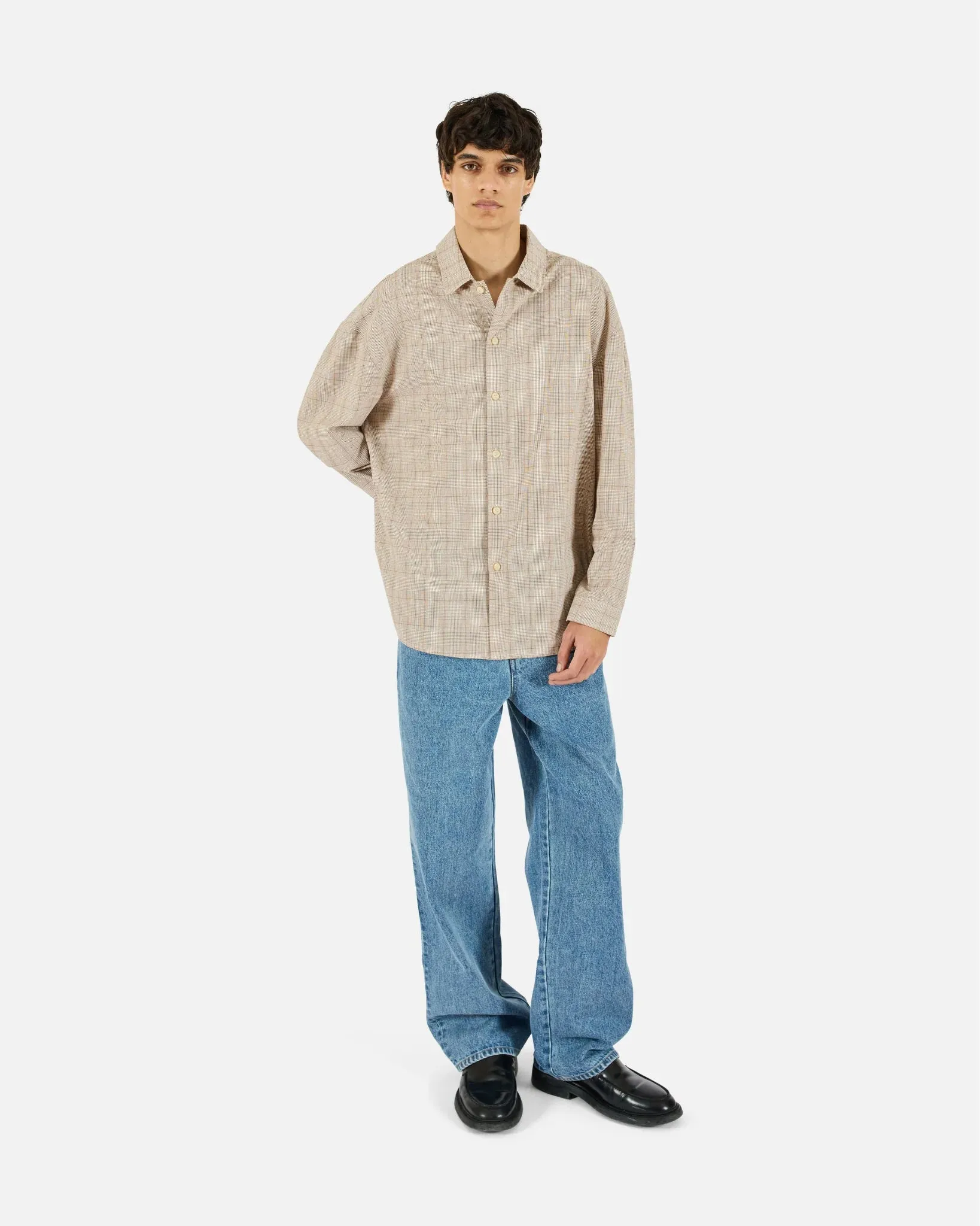 Eco Oversized Flannel Shirt sold by Curio product image thumbnail 2