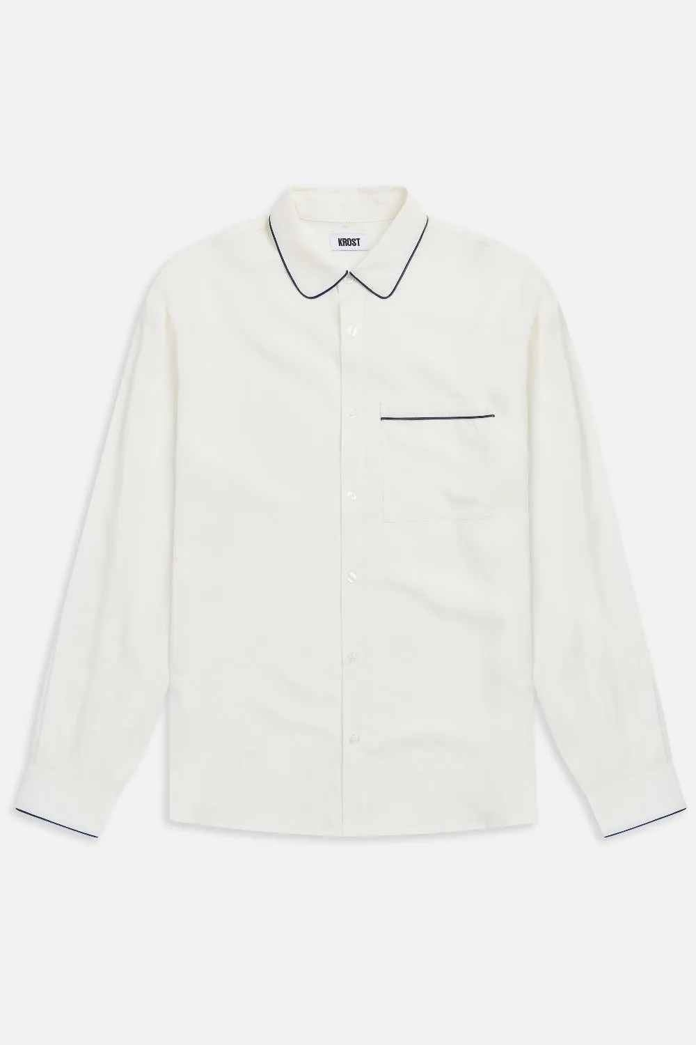 Jordan Piping Shirt White sold by Curio