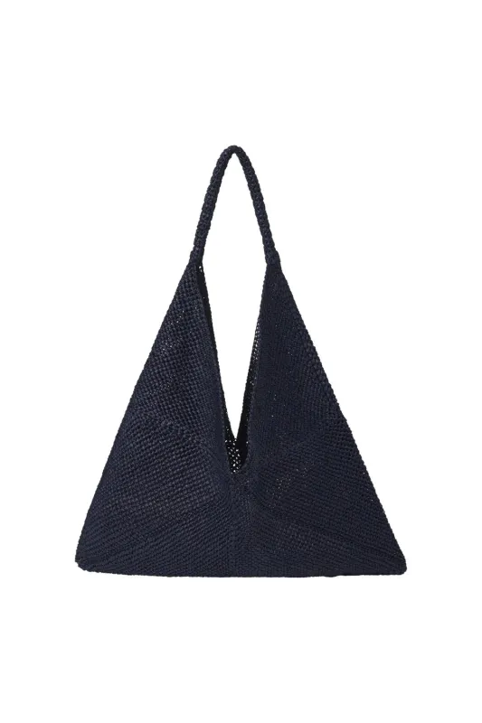 Sid Raffia Bag Blue made by A.L.C.