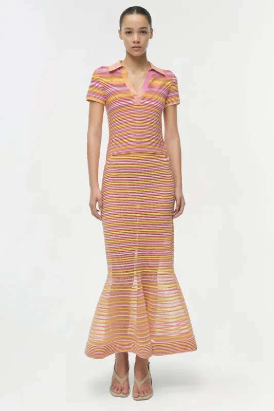 Paxton Knit Polo made by Simkhai