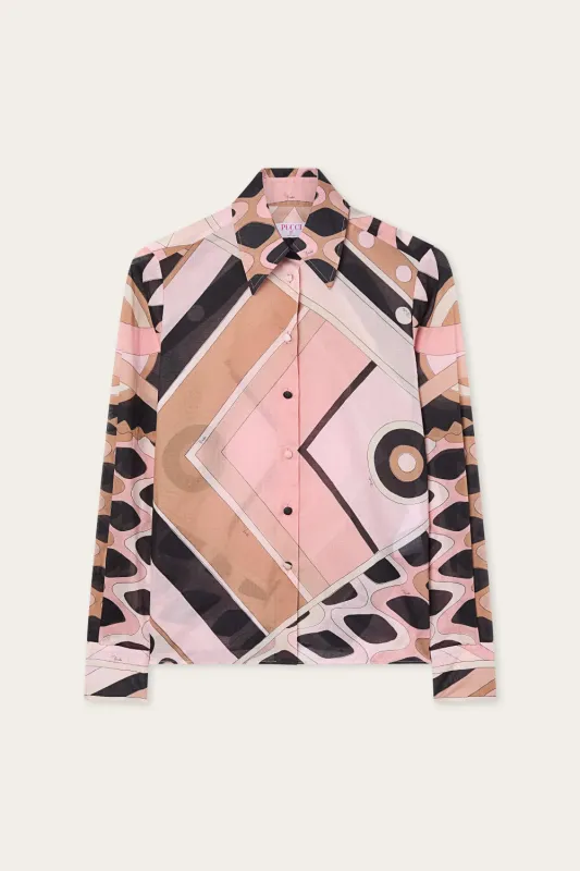 Shirt Cotton Muslin Nude made by Emilio Pucci