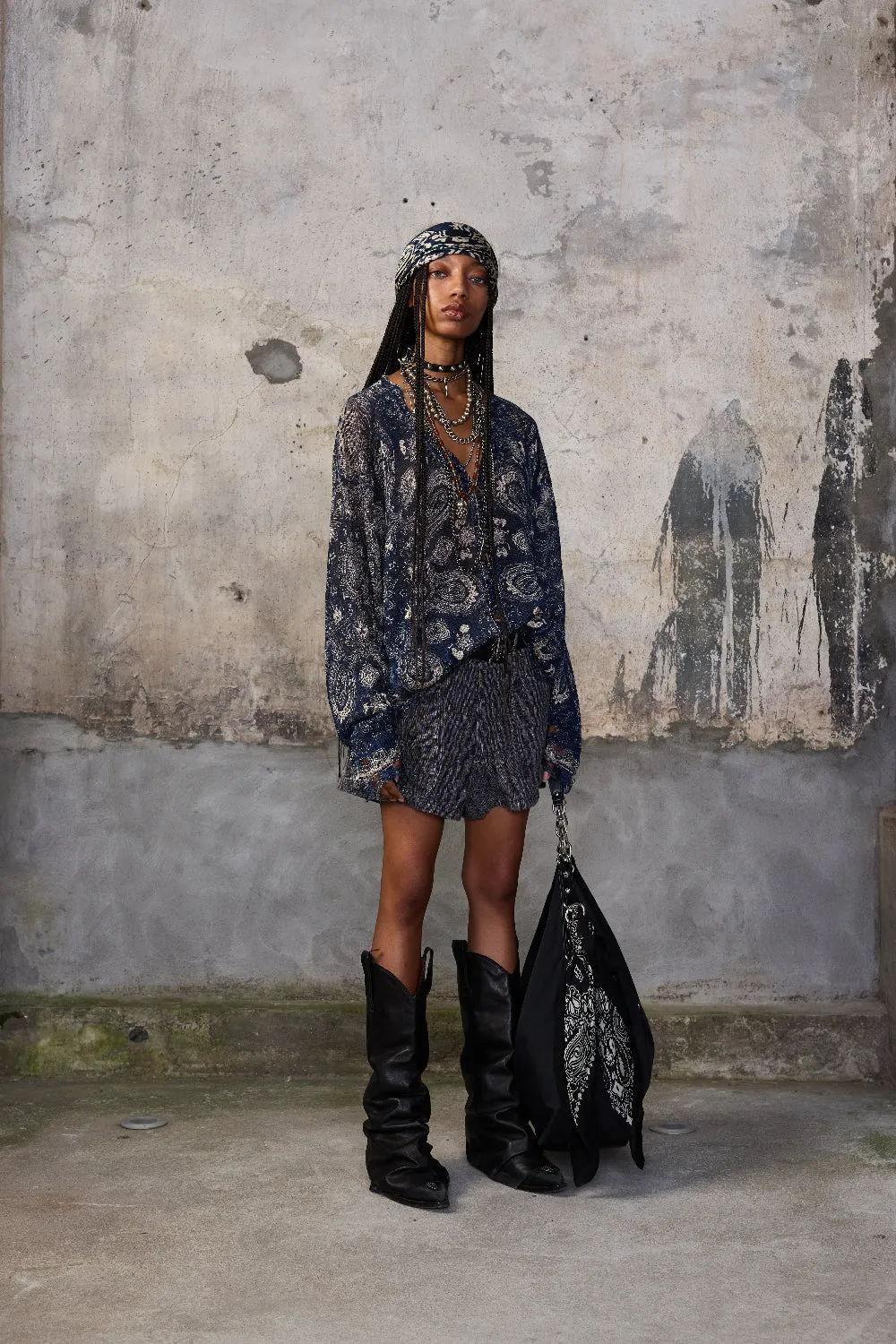 Printed Boyfriend Cardigan sold by Curio