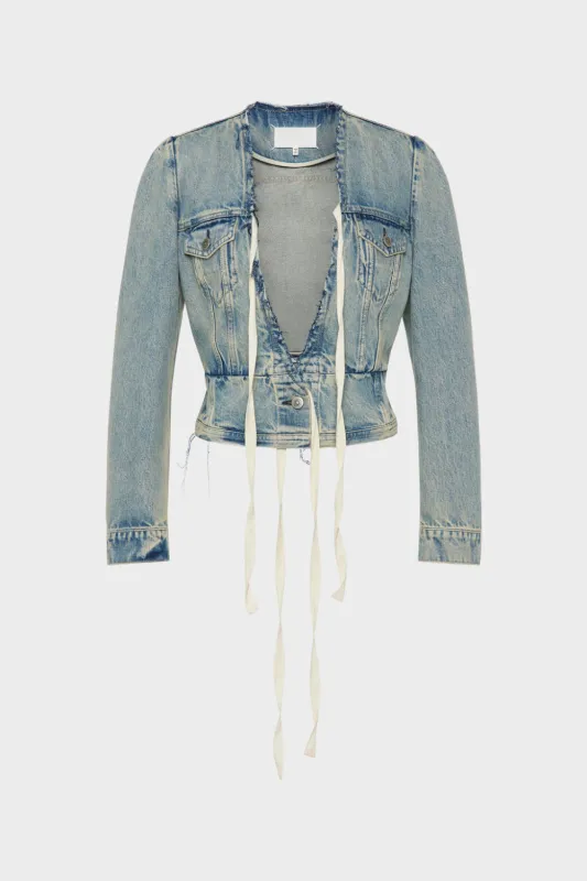 Denim Jacket Light Blue made by Maison Margiela
