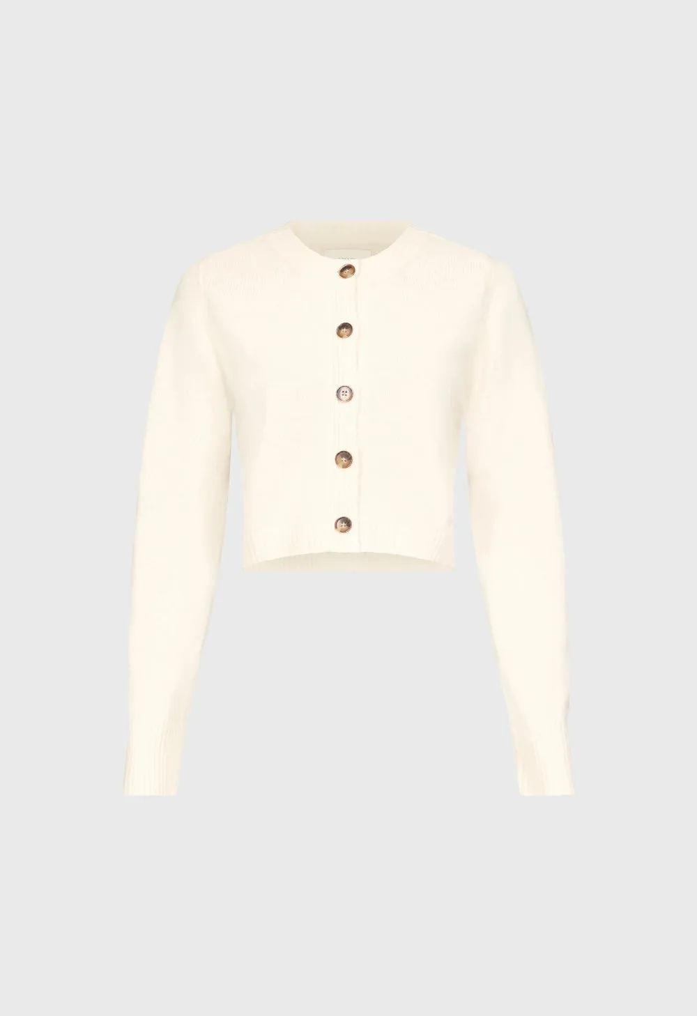 Zephir LDS Cropped Cardigan Ivory sold by Curio