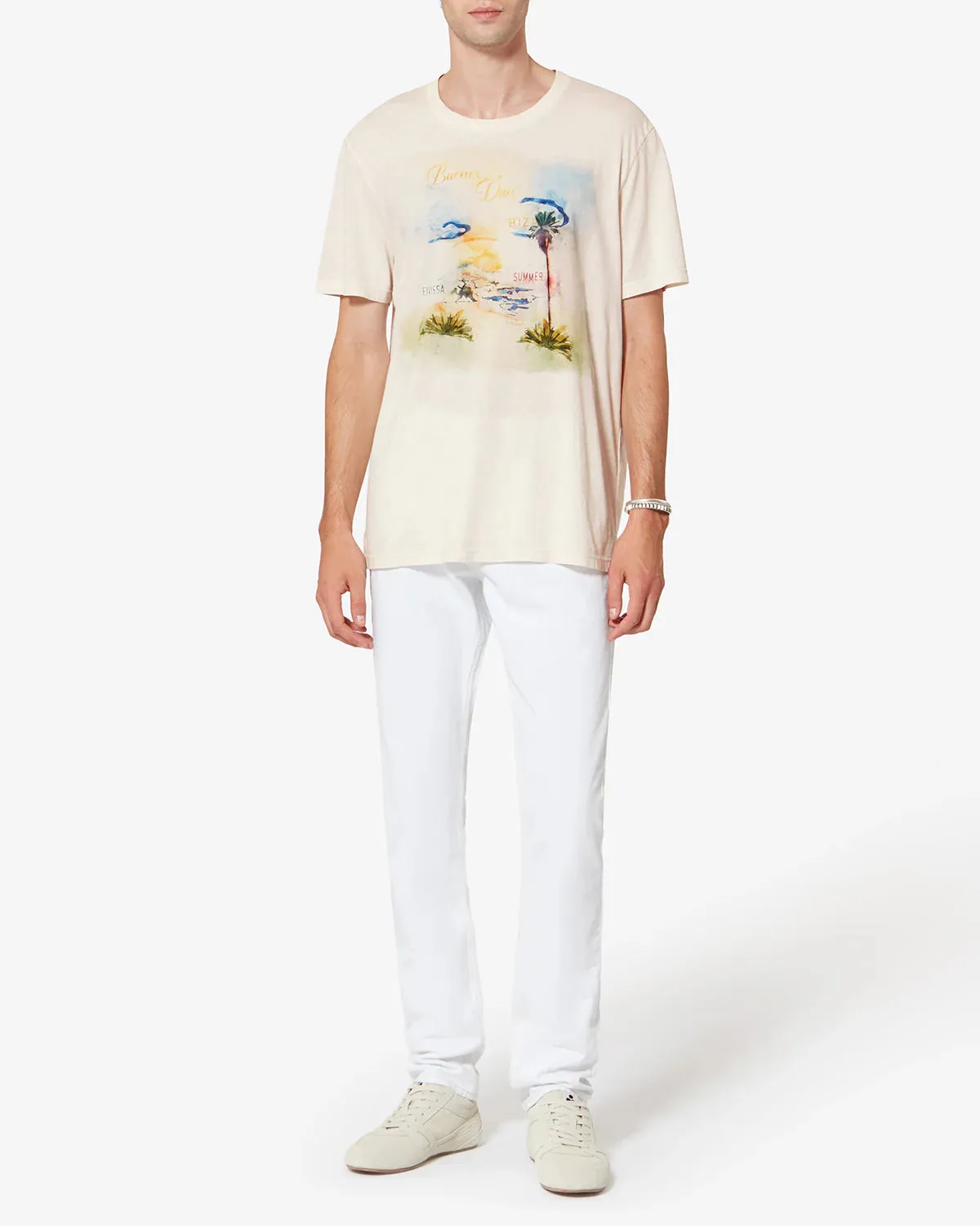Honore T-Shirt Ecru sold by Curio product image thumbnail 2