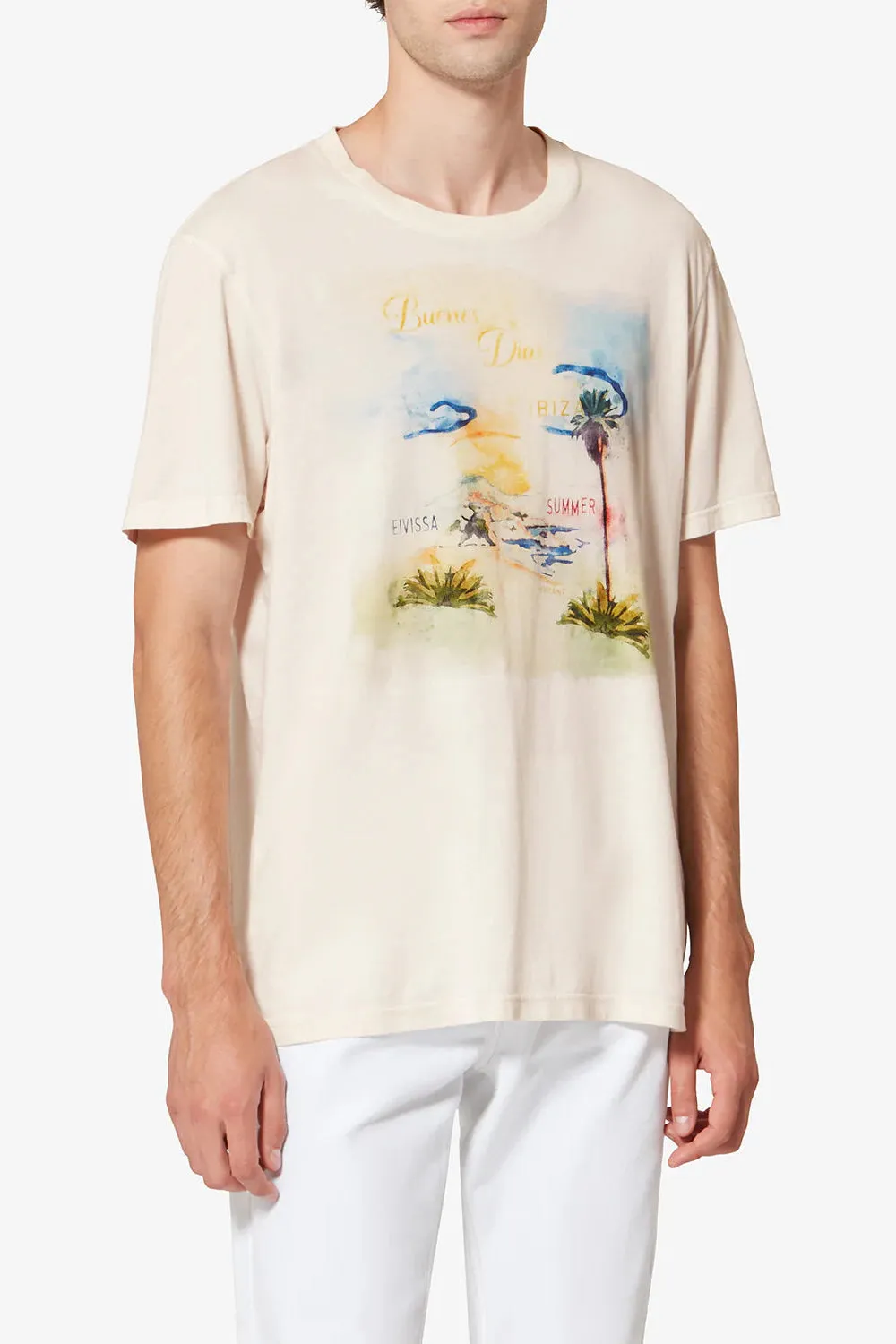 Honore T-Shirt Ecru sold by Curio