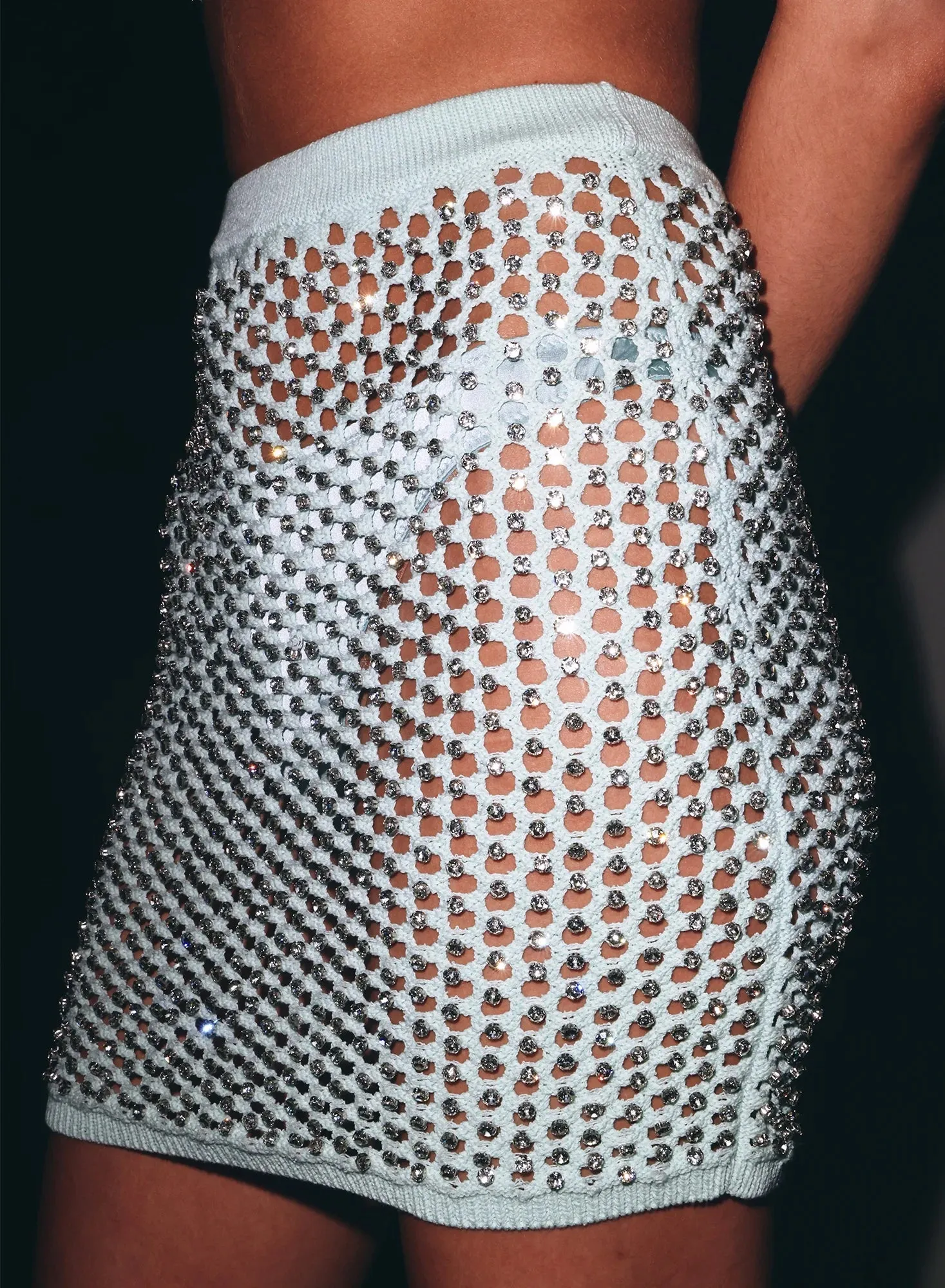 Spotlight Mini Skirt Mint sold by Curio product image thumbnail 3