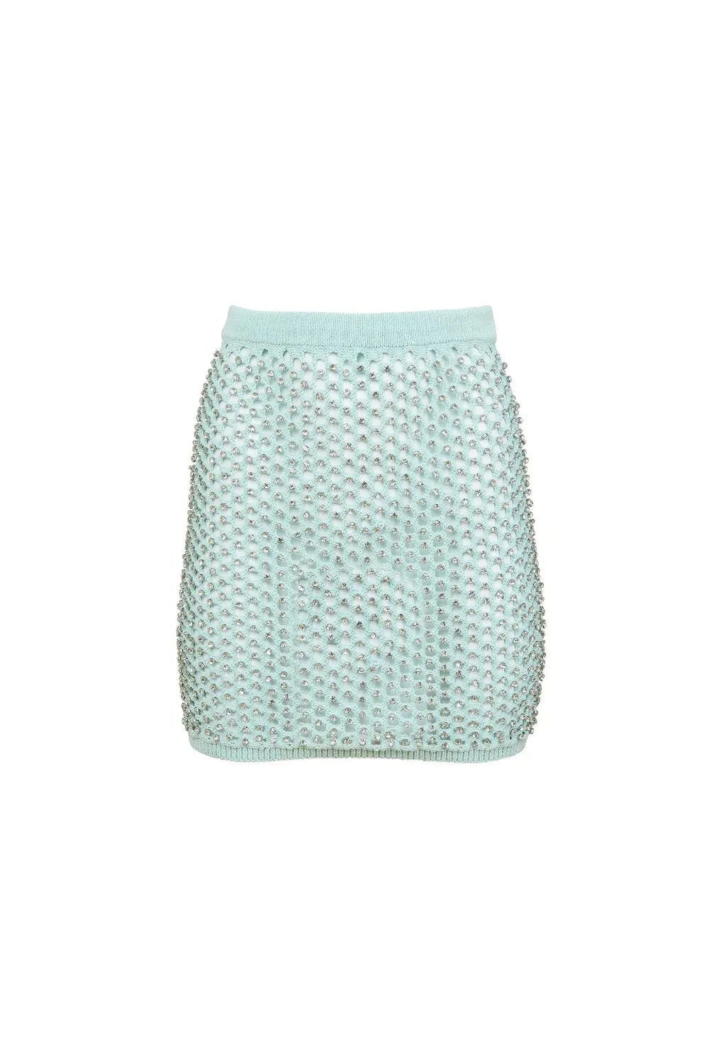 Spotlight Mini Skirt Mint sold by Curio