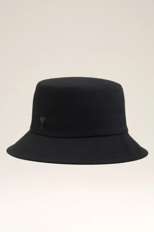 Black Ami De Coeur Bucket Hat made by Ami
