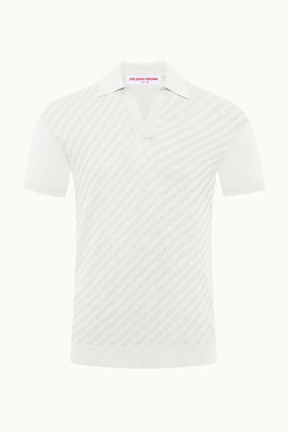 Horton 2-Tone Jacquard Polo sold by Curio