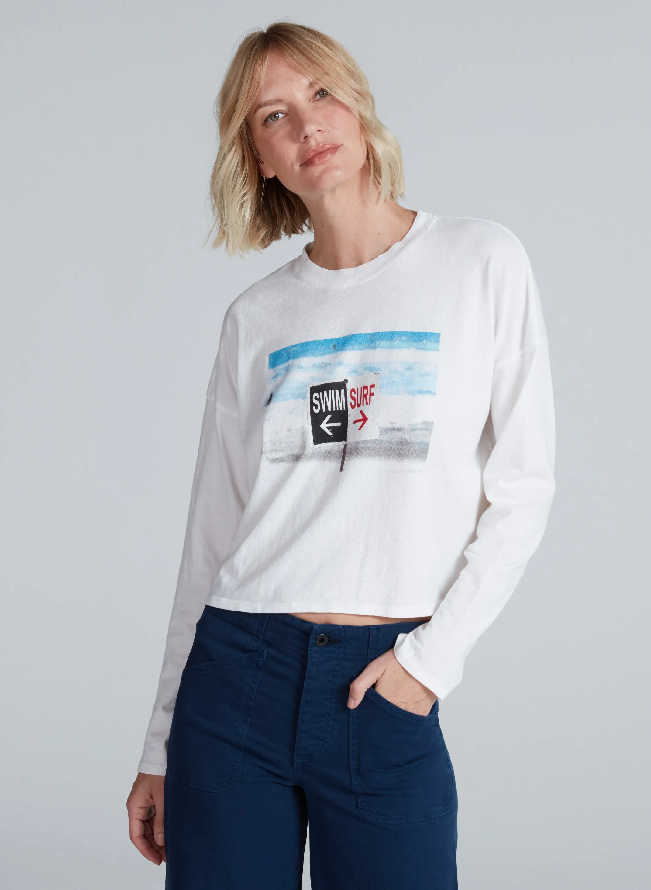 Cropped Long Sleeve sold by Curio product image thumbnail 2