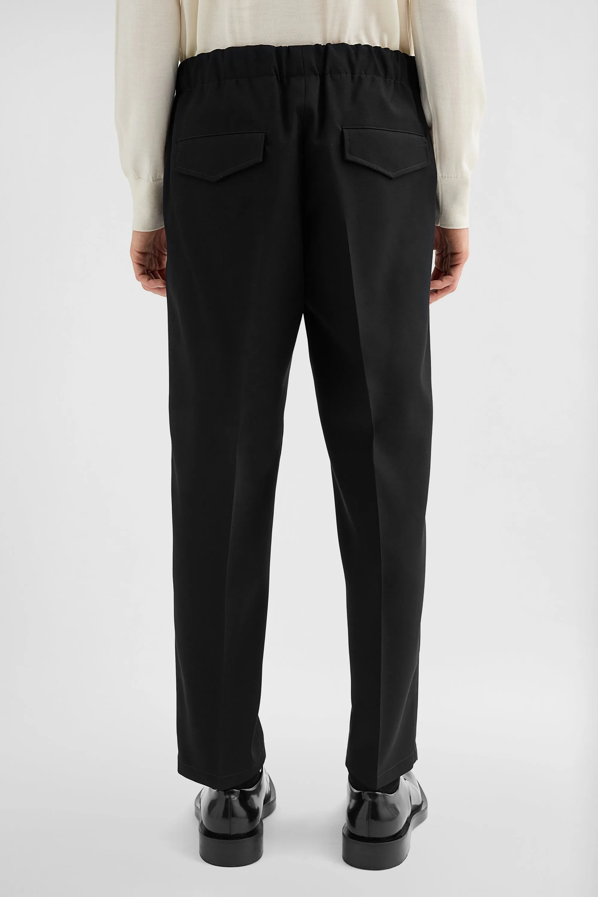 Lightweight Wool Gabardine Tapered Trousers sold by Curio product image thumbnail 3