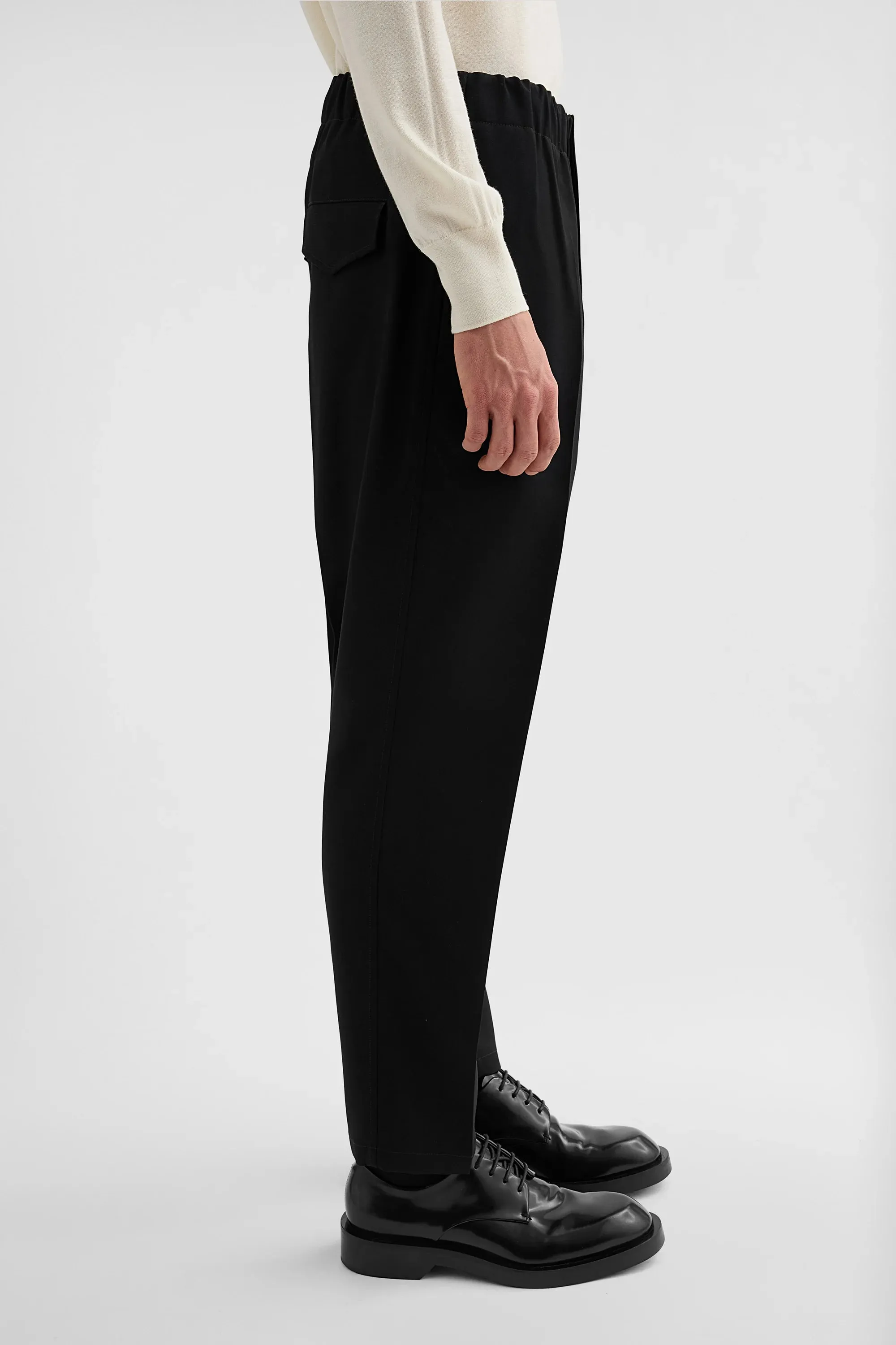 Lightweight Wool Gabardine Tapered Trousers sold by Curio product image thumbnail 2