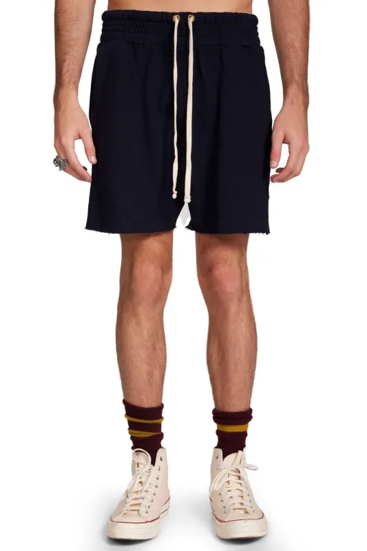 Pique Yacht Short Navy made by LES TIEN