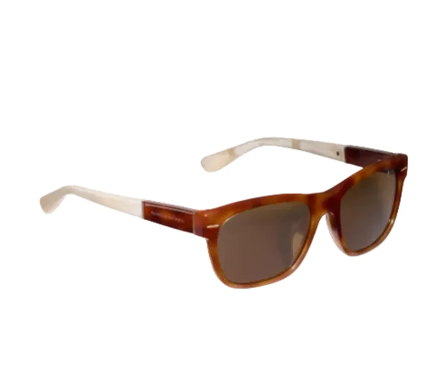 Rectangular acetate sunglasses made by Brunello Cucinelli