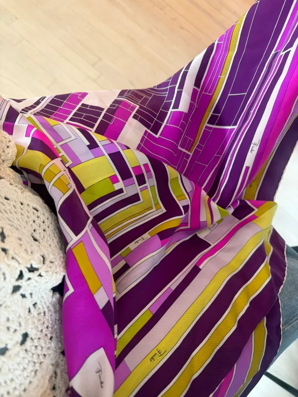 Silk Vintage Scarf Pucci made by Curio