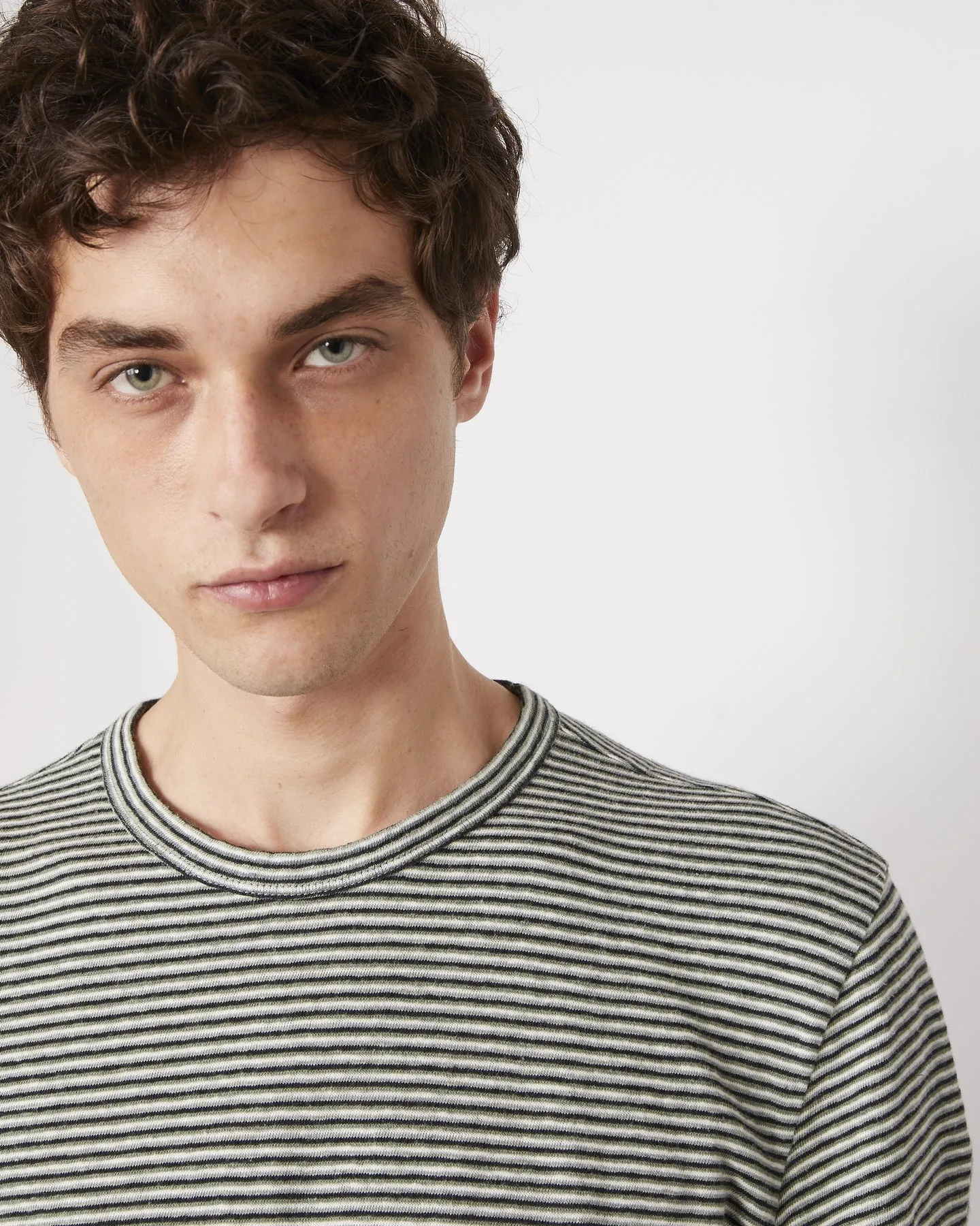 LS Tee Multico Stripe CO Linen sold by Curio product image thumbnail 4