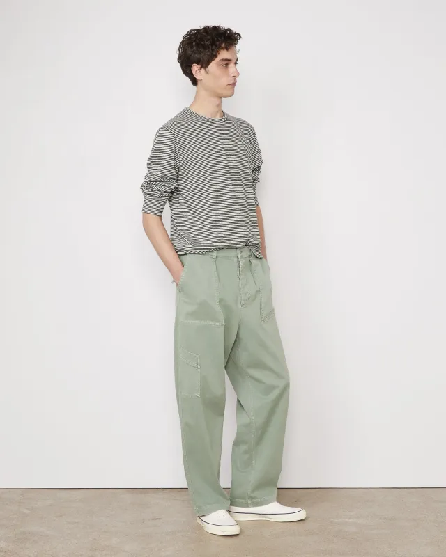 LS Tee Multico Stripe CO Linen made by Officine Generale