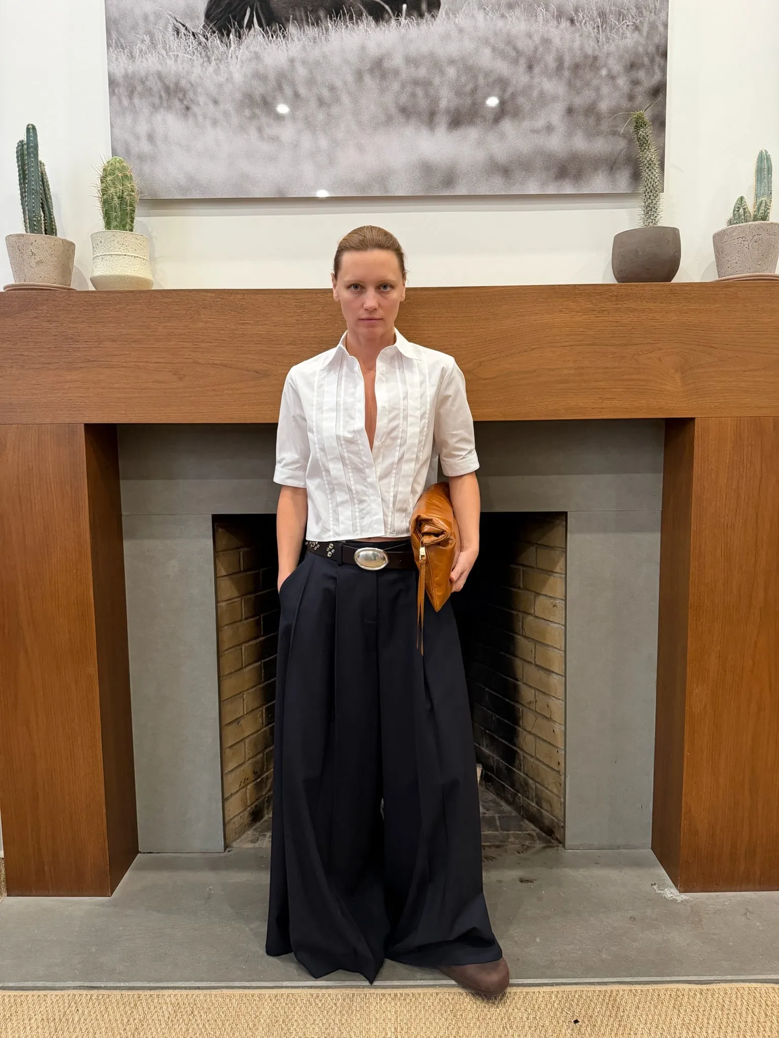Short Lived Placket W Cherry Pleats Midnight sold by Curio product image thumbnail 2
