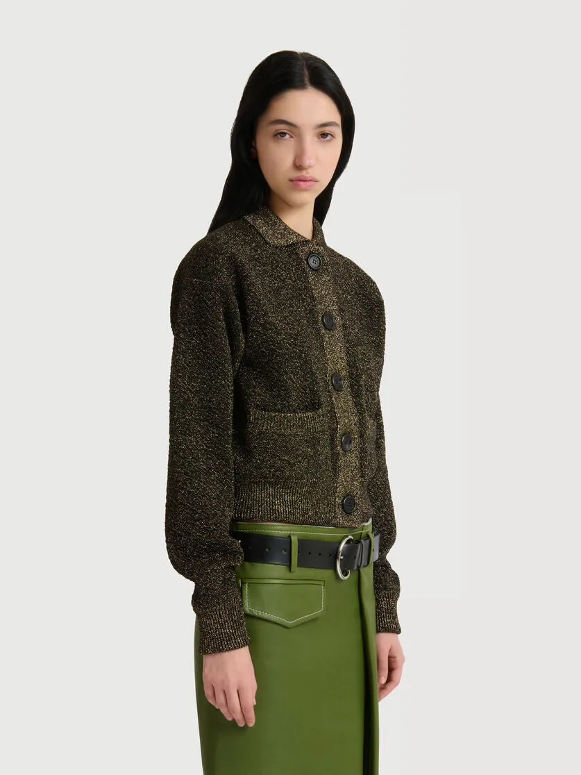 Black Wool Cardigan sold by Curio product image thumbnail 2