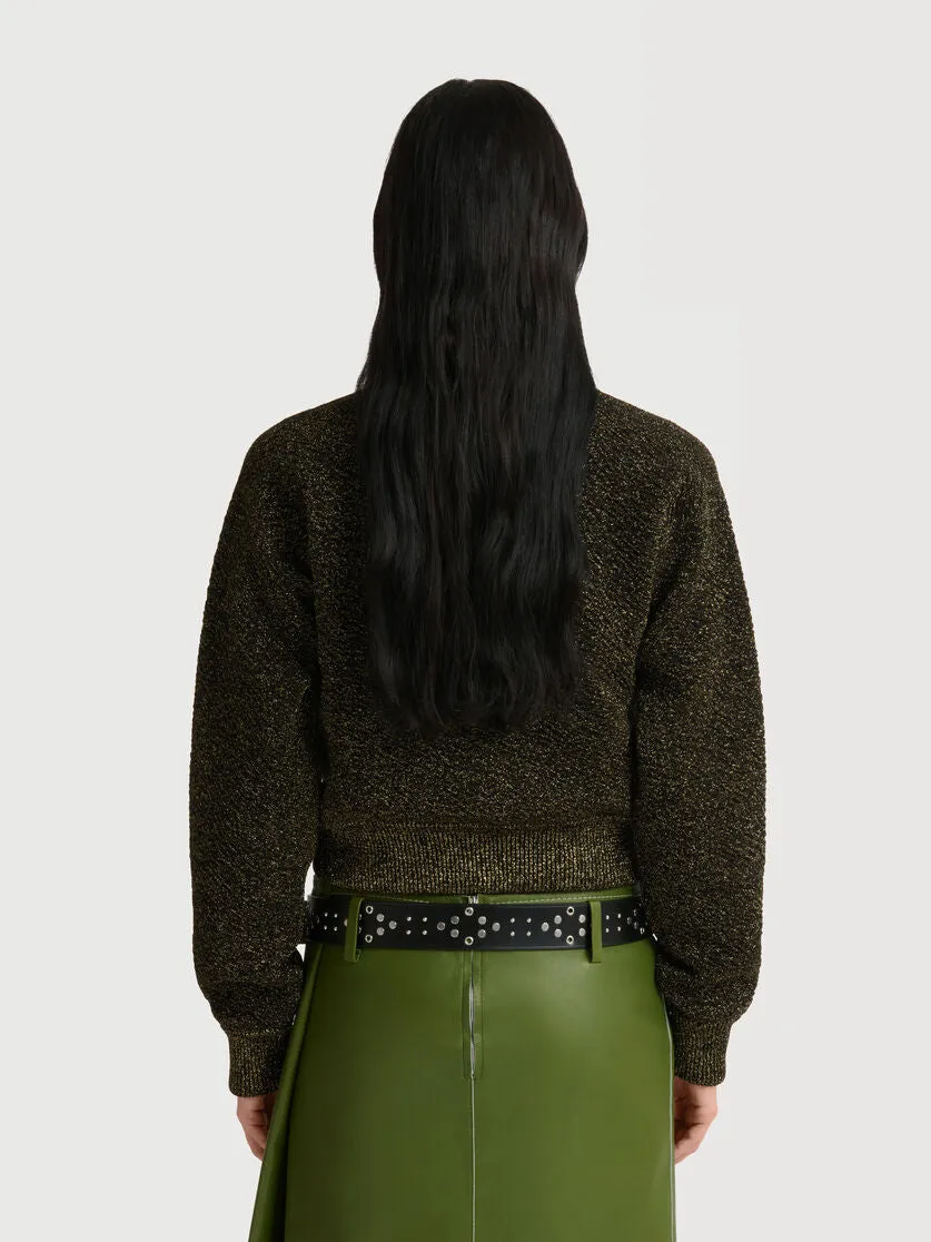 Black Wool Cardigan sold by Curio product image thumbnail 4