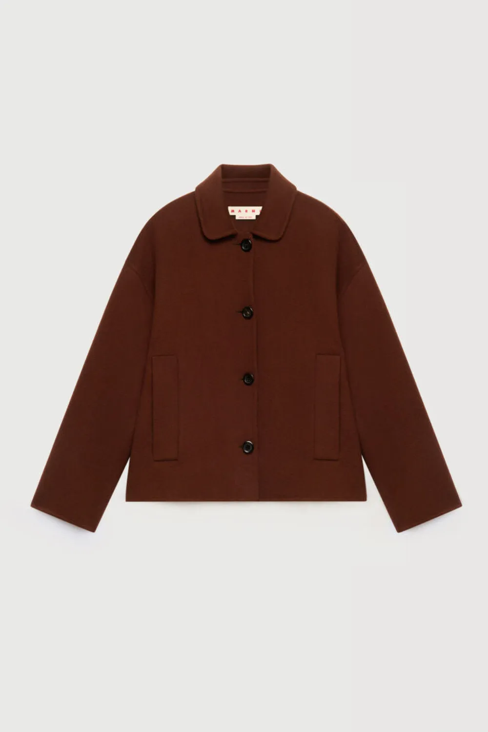 Brown Wool-Cashmere Jacket sold by Curio