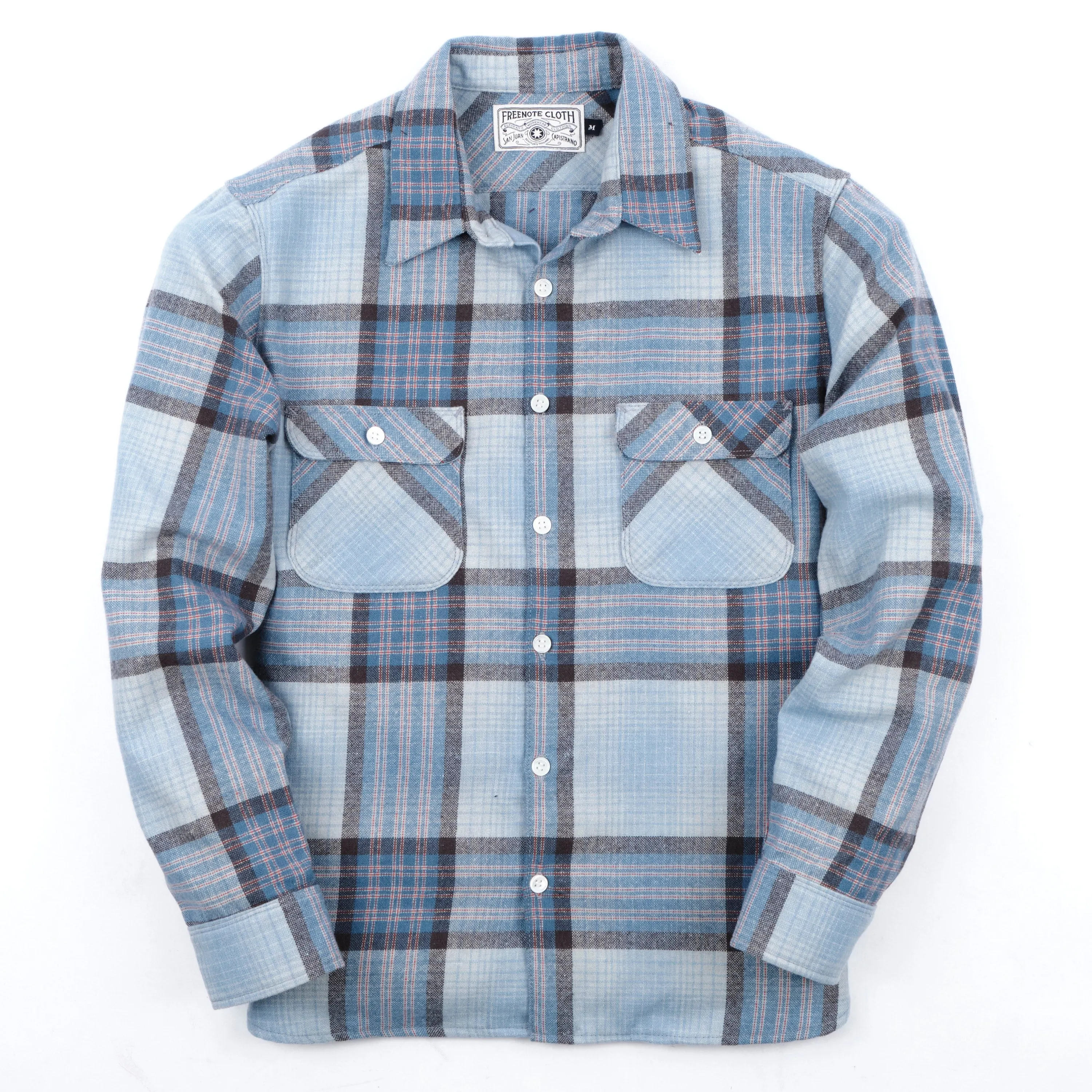 Benson Concord Blue Wool sold by Freenote Cloth