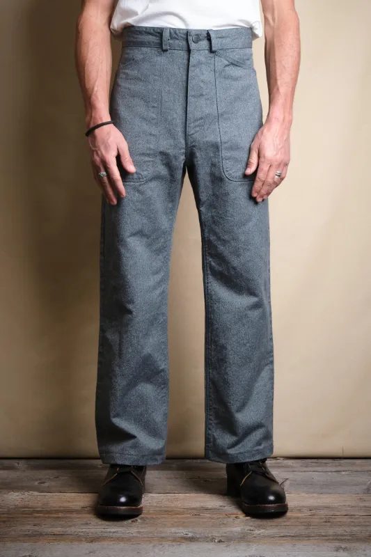 Vagabond Pant Marine Twill sold by Freenote Cloth