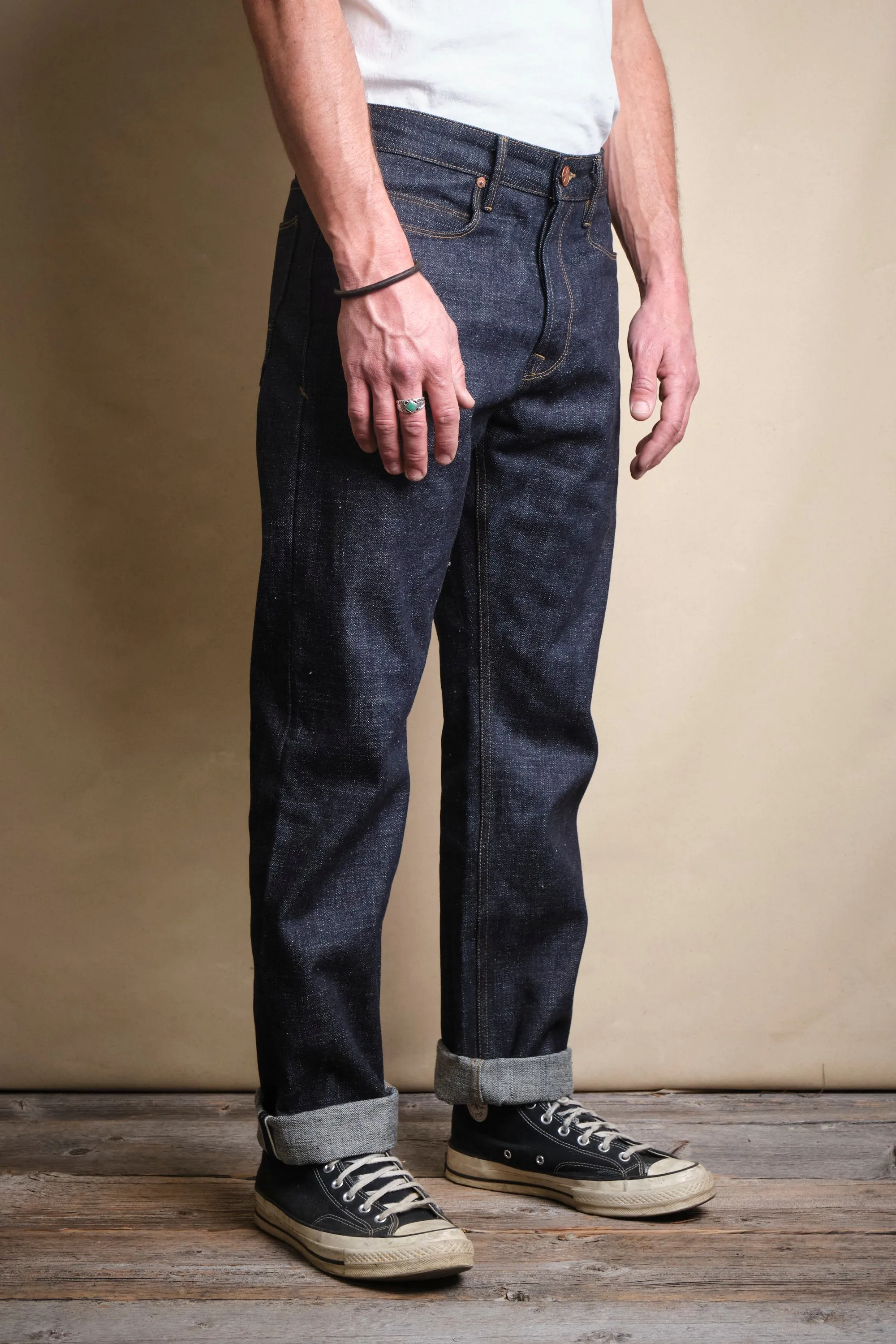 Trabuco Classic Straight 17 Ounce Indigo Denim sold by Freenote Cloth product image thumbnail 2
