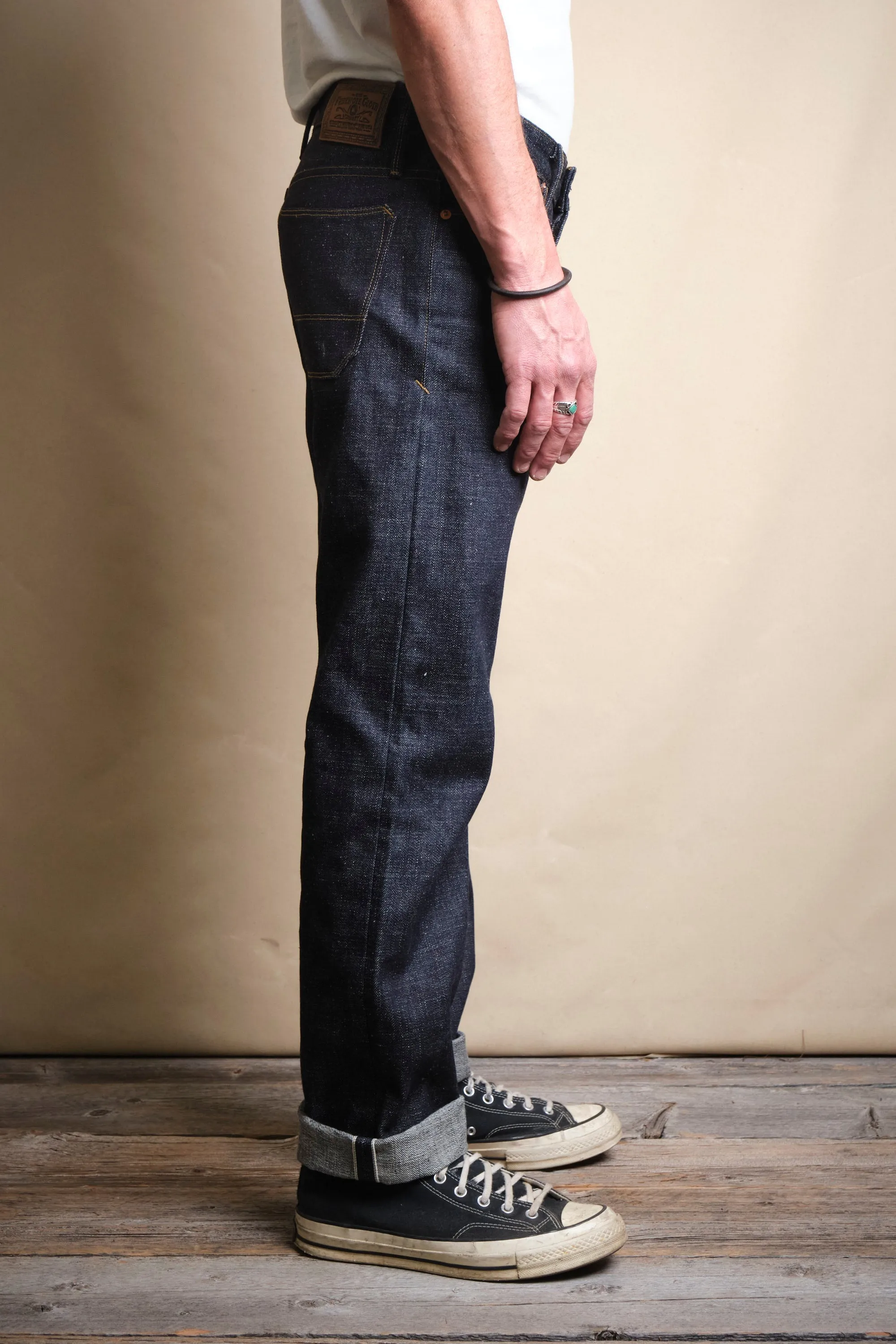 Trabuco Classic Straight 17 Ounce Indigo Denim sold by Freenote Cloth product image thumbnail 3